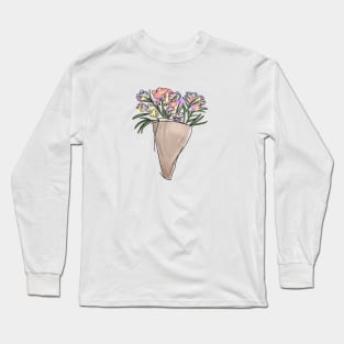 Abstract flowers Long Sleeve T-Shirt